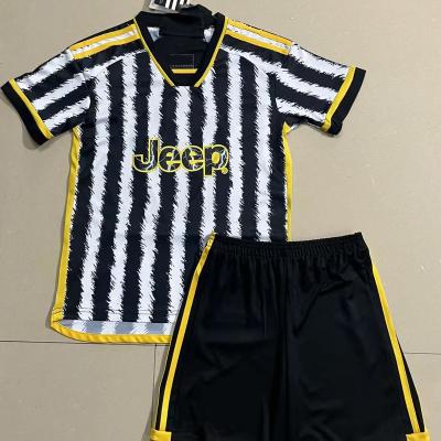 China 2023 Short Sleeve Football Uniforms Kids Soccer Jerseys Boys Quick-Dry Breathable Soccer Uniforms For Kids Training Uniforms for sale