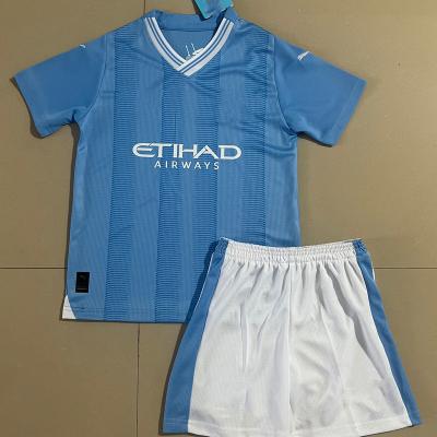 China Breathable Kids Soccer Jersey Customized Boys Soccer Jersey Quiock Football Dry Uniform Breathable Football Uniform For Kids for sale