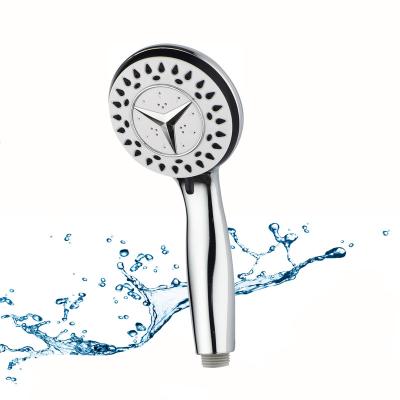 China Without Switch Water Saving Shower Heads , Shower Head Feature & Chrome Finish Exterior Hand Shower Head for sale