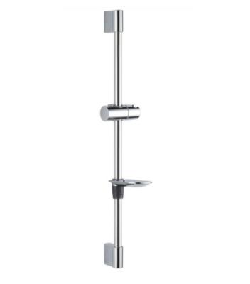 China Needle Free New Design Chromed Bathroom Accessories Shower Rail Sliding Bar for sale