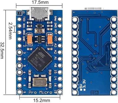 Cina 5V Arduino Microcontroller Boards Pro Micro Atmega32u4 16mhz in vendita