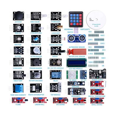 中国 MEGA2560 Arduino Uno R3のプロジェクトの1つのセンサー モジュールのキットに付き極度の始動機のキット37 販売のため