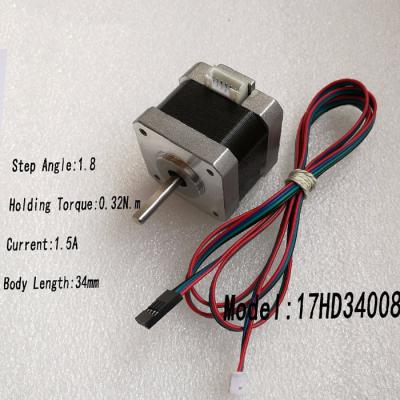 China 42 Stepper Motor/1.5A 34mm 17HD34008-22B 1,8 Graad 3D Printer Stepper Motor Te koop