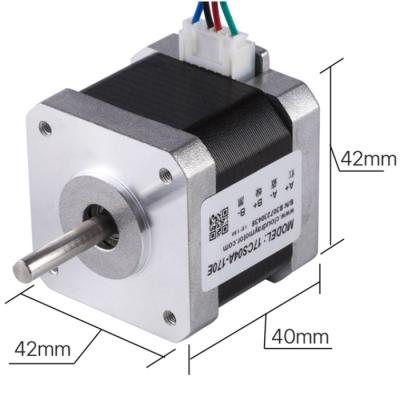 China 42Ncm 1.7A 2 Phase 3D Printer Components Nema 17 Stepper Motor High Torque for sale