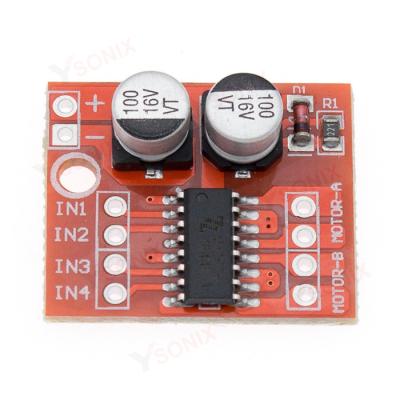 China 2 DC Motor Drive Module Reversing PWM Speed Dual H Bridge Stepper Motor Mini Victory L298N for sale