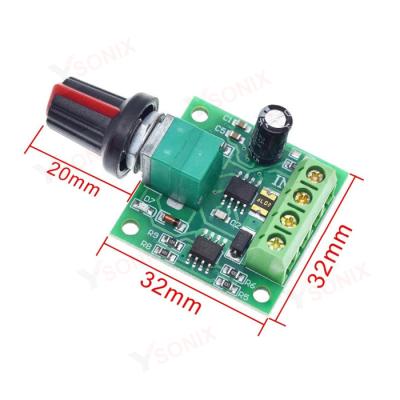 China DC 1.8V 3V 5V 6V 12V 2A PWM Motor Speed Controller Low Voltage Speed Controller PWM 0~100% Adjustable Drive Motor Module for sale