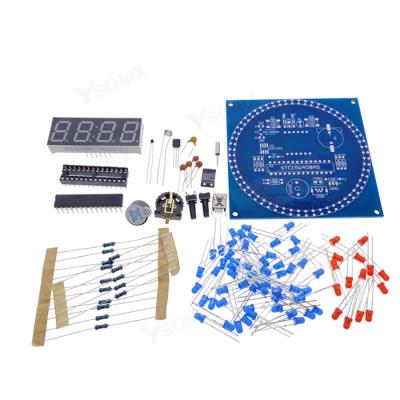 Cina Modulo di orologio elettronico girante di Digital dell'allarme dell'esposizione di LED DIY Kit Light Control Temperature DS1302 C8051 MCU in vendita