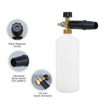 China New Products Lightweight Launched Snow Foam Cannon Lance Cleaning Foam Blaster For Cars for sale