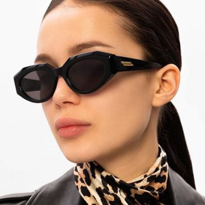 China 2022 Cat Eye Sunglasses Women Fashion Small Vintage Sun Glass Irregular Female Shading Oculos De Sol Feminino Uv 400 for sale