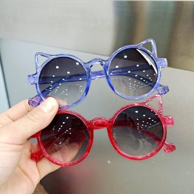 China Children Glasses Girls Sunglasses Children Lovely Retro Cartoon Boys Ears Sun Glasses Kids Outdoor Cute Animals Classic Shades Uv400 for sale