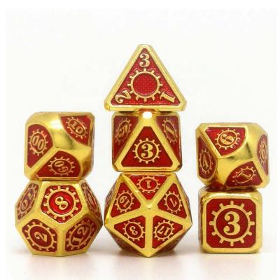 China Game factory direct sale dnd playsets souvenir made custom loded dice for sale