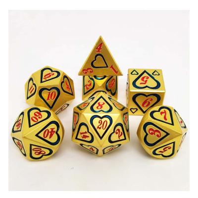 China New Hot Selling Engraved Custom Polyhedral Die Set Shape 12 Dies for sale