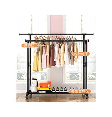 China Viable Drying Rack Floor Balcony Drying Pole Bedroom Drying Rack Simple Folding Dormitory Household Drying And Hanging Rack for sale