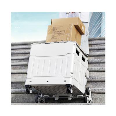 China Outdoor Collapsible Storage Stored Trolley Folding Box For Car Trunk For Home Shopping Cavity Collapsible for sale