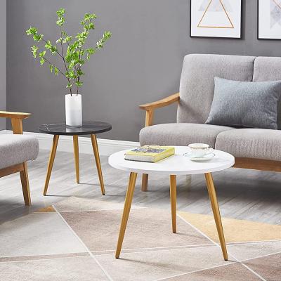 China Adjustable (other) New Arrival Simple Design Three Tier Side Table Tea Coffee Living Room Table Western Metal Wood Box Logo Item Building Style Pcs for sale