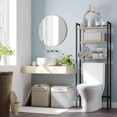 China Modern 3 level industrial  bathroom organizer, shelving over toilet, adjustable feet, easy to assemb for sale