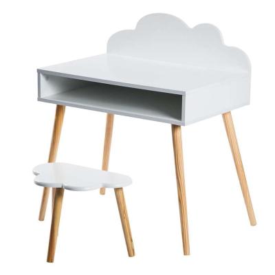 China Modern quality european morden design Top Desk Chair White Children's study desks and chairs, toys, bedroom furniture, living room for sale