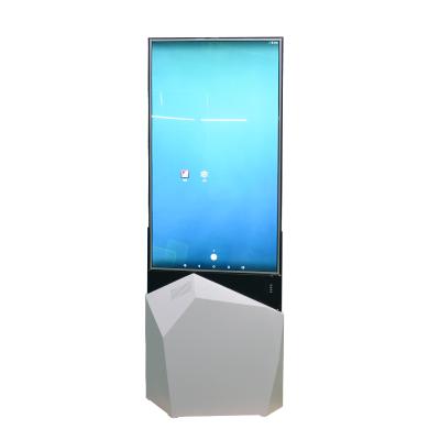 China Advertising Player 49inch /55inch Floor Indoor Double Side Rack Ultrathin Window Digital Signage for sale