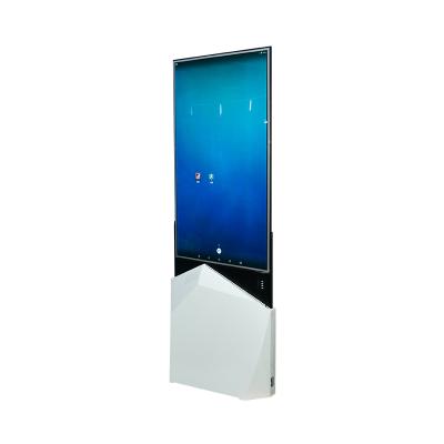 China Two Side Indoor Floor Stand OLED 55inch Screen Digital Signage With Best Price for sale