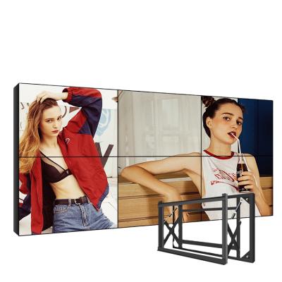 China Outdoor 3x3 LCD Video Wall 55 Inch Seamless Narrow Bezel LCD Wall Price Video Panel for sale