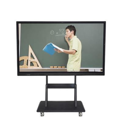 China Conference room 84 inch meeting venue windwos dual system android touch screen interactive whiteboard for sale