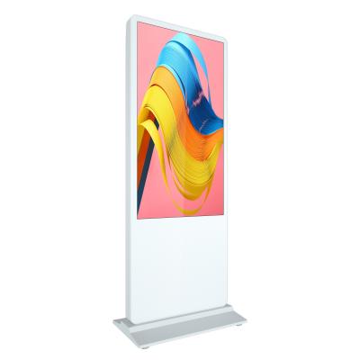 China 43 Inch Indoor Floor Stand Infared Touch Screen Kiosk All In One PC Pedestal Display Signage for sale