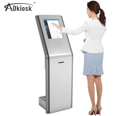 China Shopping Mall Interactive Touch Screen Advertising Order Online Payment Self Service Terminal Kiosk for sale