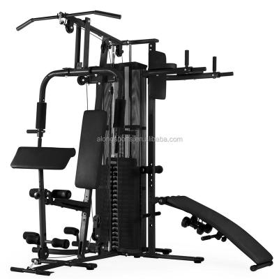 China 2021 120kg 2021 Multi Station Home Gym HG470 With Weight Blocks Fitness Equipment Integrated Multi Station Gym for sale