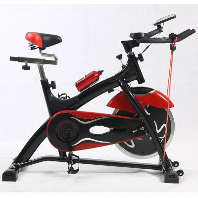 China 120kg exercise 13kg flywheel spinning indoor bike with LCD display and hand pulse for sale