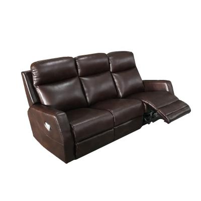 China Wholesale Durable Extended Massage Sofa Set Genuine Leather Furniture Recliner Modern Style for sale