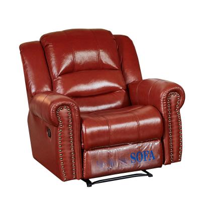 China Cost Effective Durable High Recliner Modern Genuine Leather Recliner Massage Style Sectional Sofa for sale