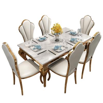 China Black Cheap Modern Design Dining Table 6 Seats Dining Table Set Modern Design Furniture Tops for sale