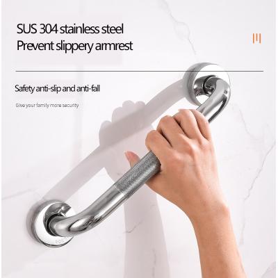 China Eco-friendly Stainless Steel Bathtub Grab Bar Toilet Safety Roll Bar Straight Grab Handles for sale