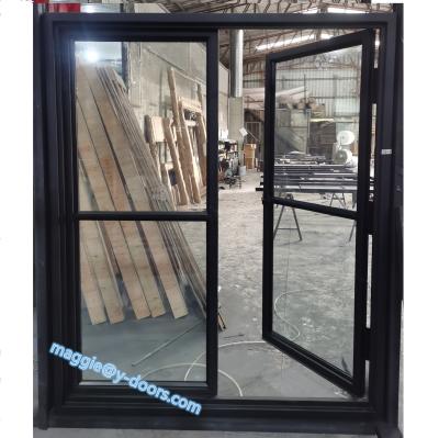 China Swing Customized Windows Steel Thermal French Iron Break Casement Functional Windows for sale