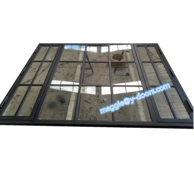 China Swing Window Casement Side Window Modern Steel Door Iron Opening for sale