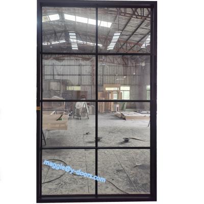 China Modern Steel French Fixed Window Curtain Iron Window Curtain Steel Window for sale