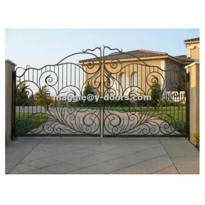 China Basic Wrought Iron Swing Garden Pathway Designs For Outdoor Entrance for sale