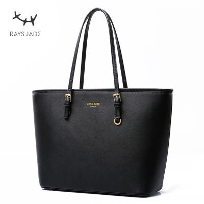 中国 Fashion Guangzhou Designer Custom Black Genuine Leather Bags Women Handbags 販売のため