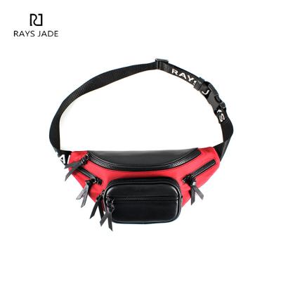 China Series Luxury Fashion Waist Bag Water Proof Custom Sports Waterproof Nylon With Smooth PU Pussy Pack Trunk Bag Unisex for sale