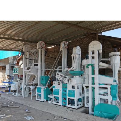 China food & Beverage Factory 1T/H Rice Milling Line Complete Rice Milling Line Rice Milling Machine Hot Sale In Nigeria for sale