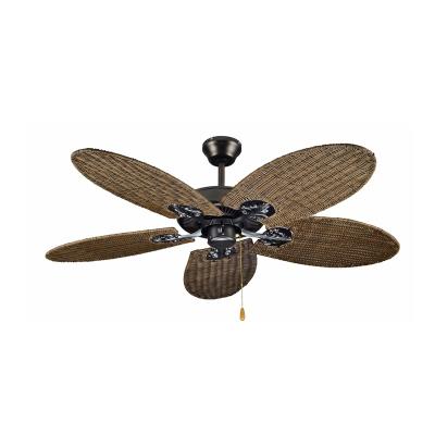 China High Quality COOLING Luxury Ceiling Fan Household Ceiling Fan Wood Color DC Ceiling Fan Light for sale