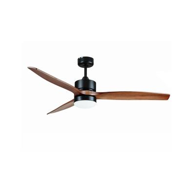 China High Quality European Style COOLING Luxury LED Ceiling Fan with Light Wood Retro Ceiling Fan Light for sale