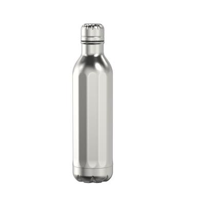 China Double Wall PORTABLE Stainless Steel Reusable Cola Shaped Vacuum Thermal Water Bottle With Logo Customized for sale