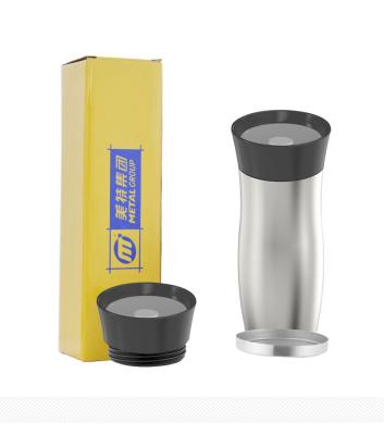 China Wholesale Outdoor Portable Wall Mounted Stainless Steel Water Bottle Tumbler Mugs PORTABLE Double Bulk Travel Coffee Mugs for sale