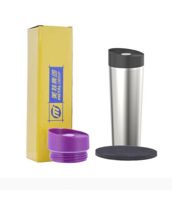 China Custom Logo Double Wall Stainless Steel Vacuum Tumbler Coffee Insulated Coffee Travel Mug Business Amazon Success Coffee Cup Mugs for sale