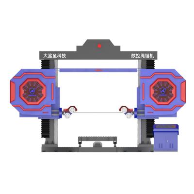 China Stone Processing High Precision CNC Diamond Beading Wire Saw Machine en venta
