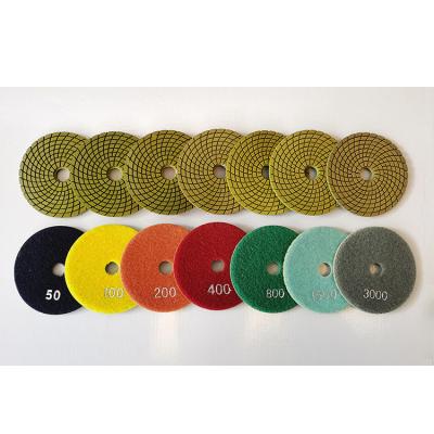 中国 Long Service Life Diamond Polishing Pad For Wet Angle Floor Grinder 販売のため