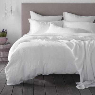 China Anti-Static 100% Linen Fabric For High End Hotel Linen Bedclothes Bedding Sets for sale