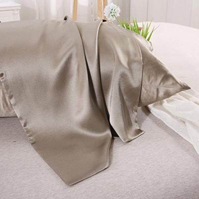 China 2021 New Wholesale Pillowcases 100% Silk Pillowcase Anti-static Silk Soft Satin Pillow Case for sale