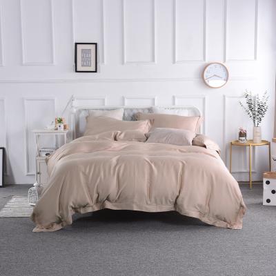 China Nondisposable wholesale custom made luxury 100% tencel lyocel bed sheet set tencel bed sheets for sale